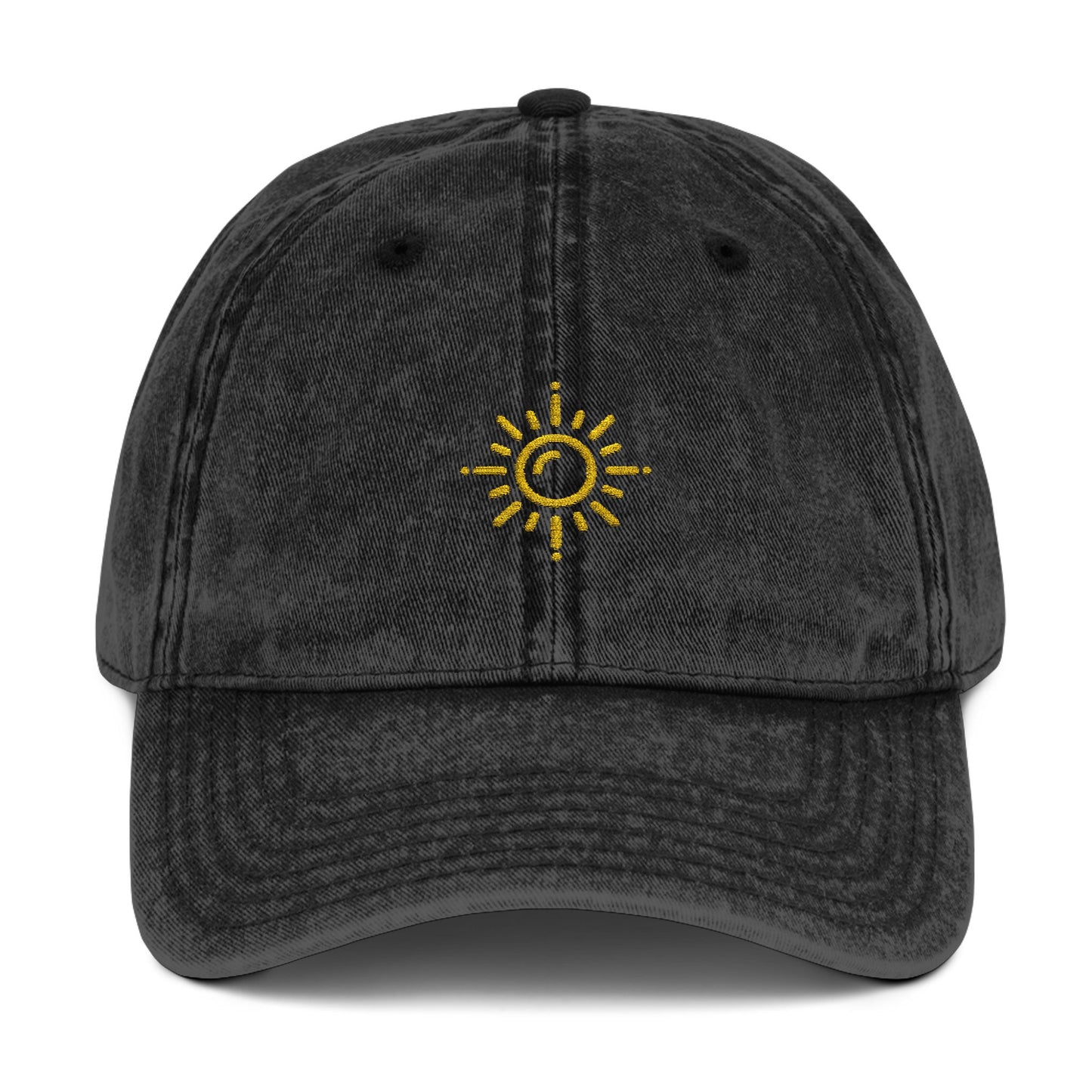 Vintage Embroidered Sun Cap