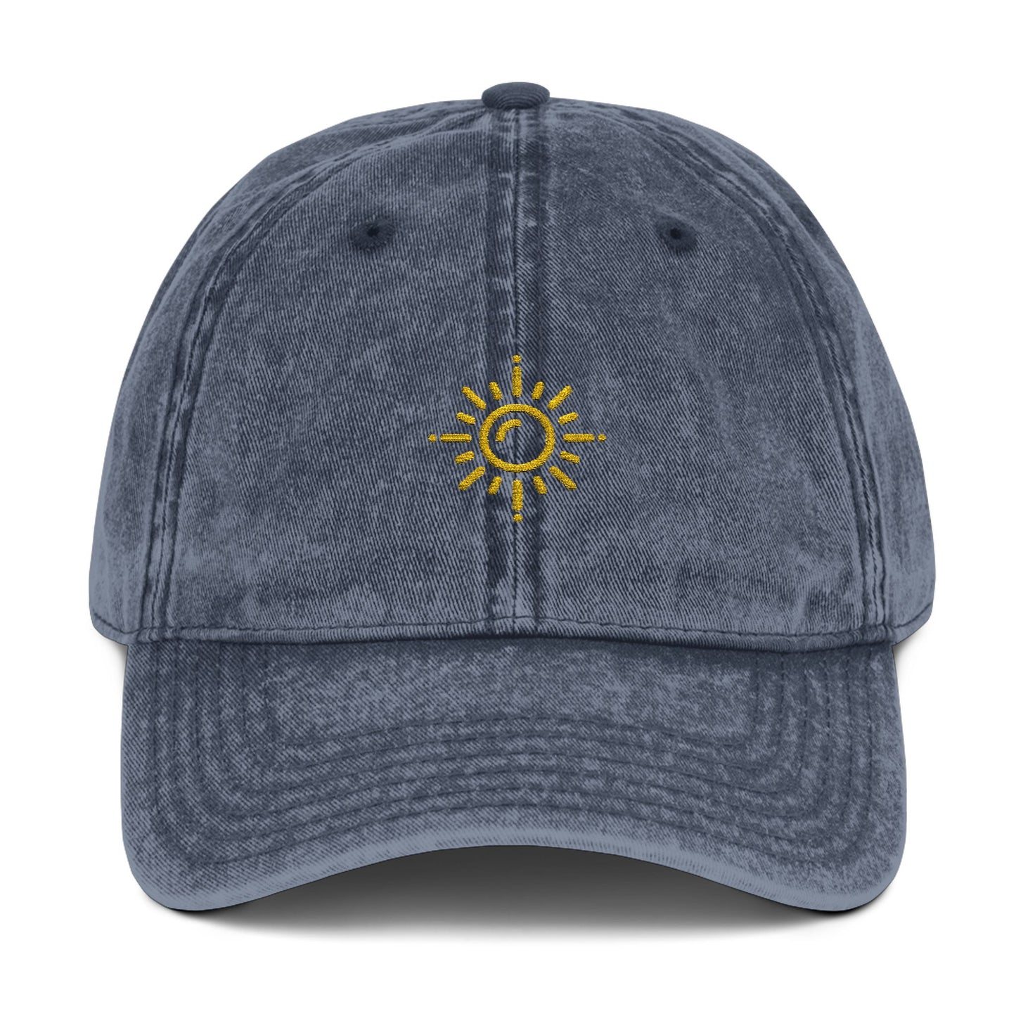 Vintage Embroidered Sun Cap