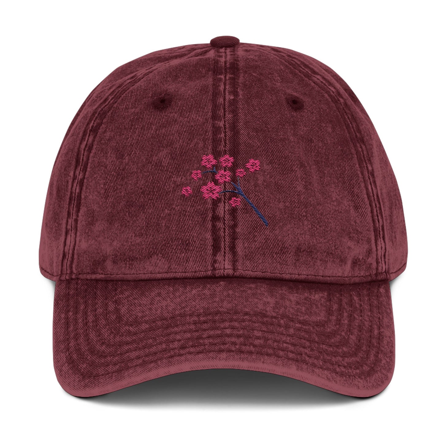 Floral Embroidered Cap