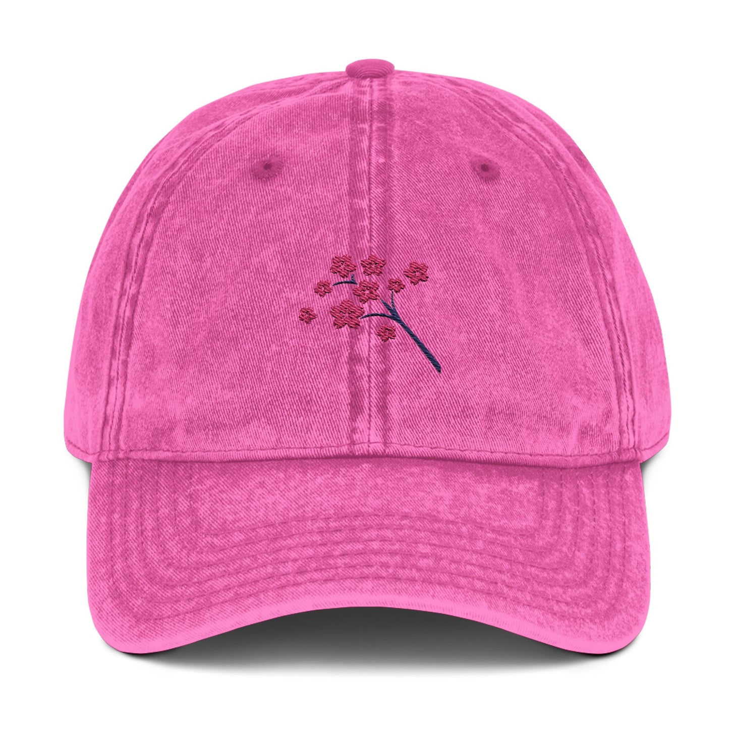 Floral Embroidered Cap