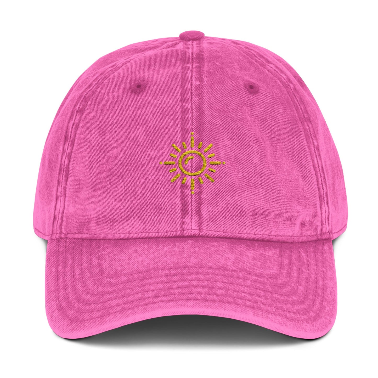 Vintage Embroidered Sun Cap