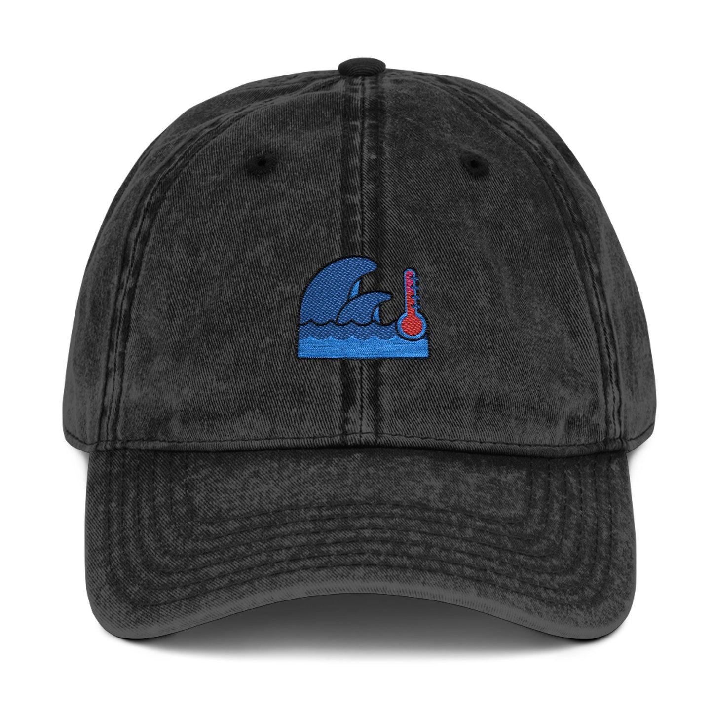 Embroidered Wave Cap
