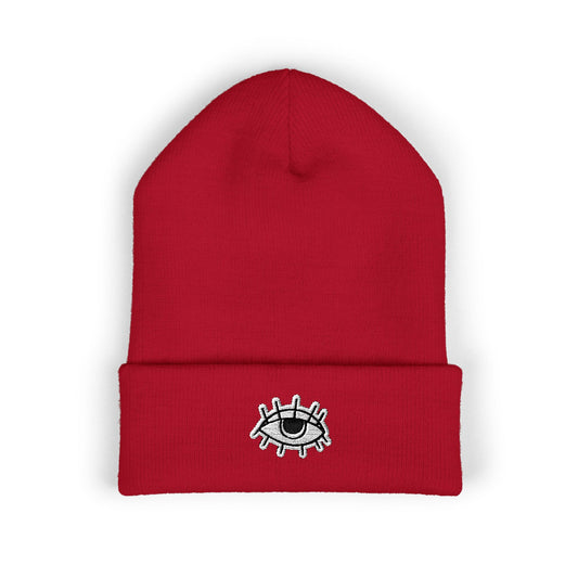 Eye Embroidered Beanie